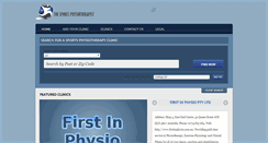 Desktop Screenshot of directory.thesportsphysiotherapist.com